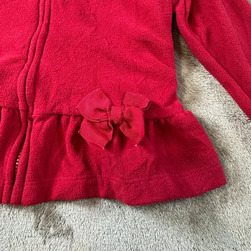 OSHKOSH B'GOSH Girls 1/4 Zip Colorful Fleece & Carters Zip up Hoodie SIZE 18M - Picture 14 of 15